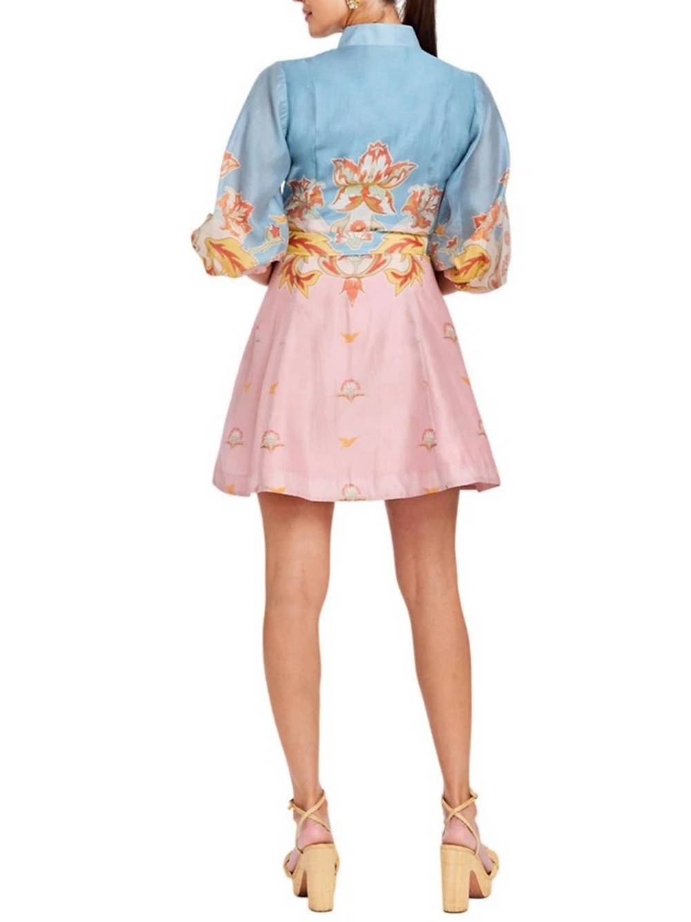 Mestiza Valencia Pink & Blue Dress size 8 - Picture 4 of 7